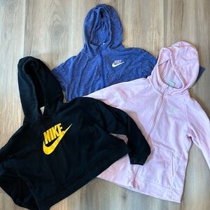 Youth Large girls Nike hoodie bundle